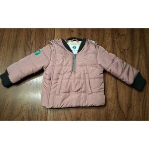 Buckle Me Baby Coat 12 Months Blush Pink Car Seat Safety Winter Jacket Zipper